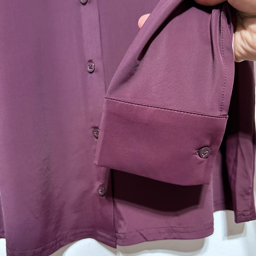 Pure Suzy Shier Purple Shirt Top Size Small - Picture 6 of 12